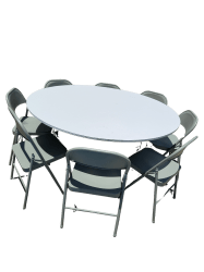520Ft20Rd20820chairs20II 1749261224 5 Ft Round Table and 8 Chairs