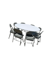 520Ft20Rd20820chairs 1749261223 5 Ft Round Table and 8 Chairs